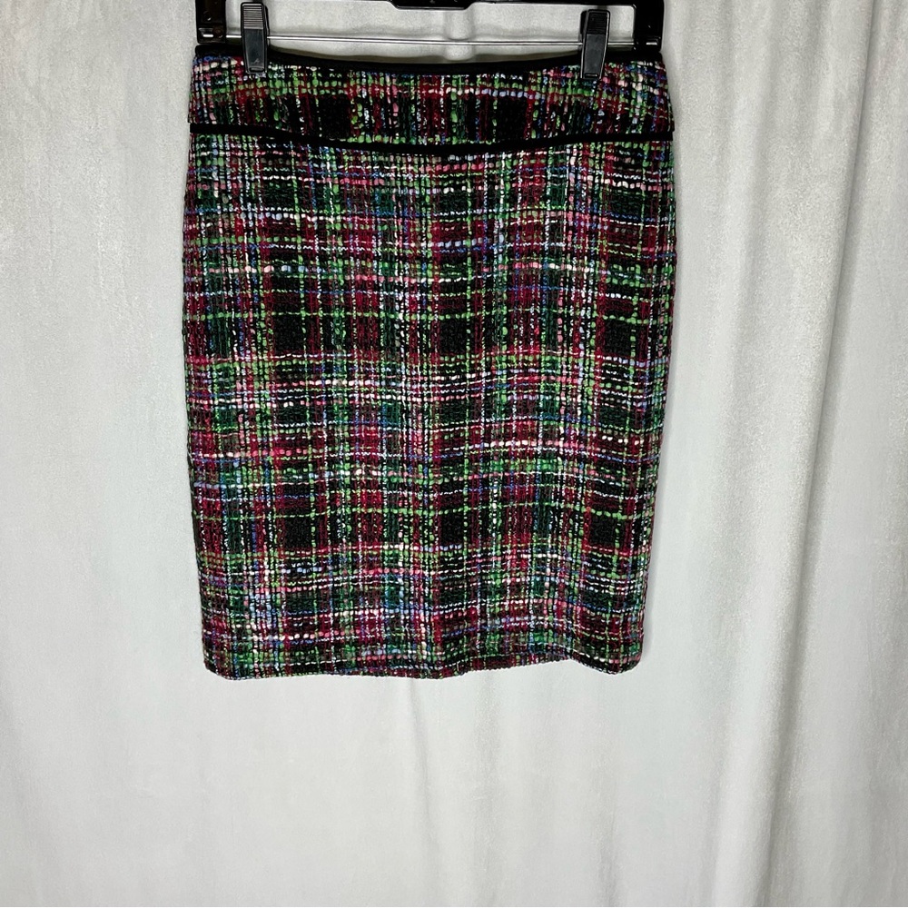 NWT Talbots Wool Blend Tweed Skirt Multicolor Size 4 Petite